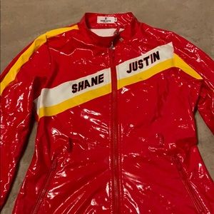 Shane Justin leather Motorsport dress